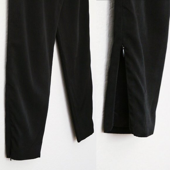 Keepsake Hearts On Fire Pant Suit Jumpsuit S Black Strapless Corset Pocket $190 - Picture 10 of 16